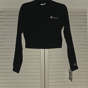 Champion Women's Black Long Sleeve Top